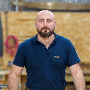 portrait de Pierrick Chef d’atelier escalier