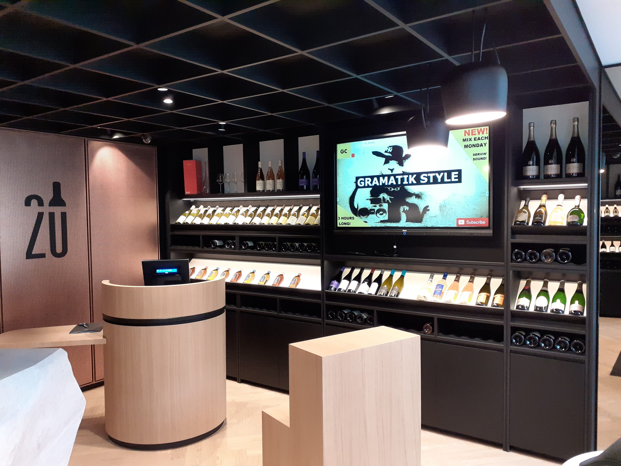 Réalisation Art du Trait : Magasin